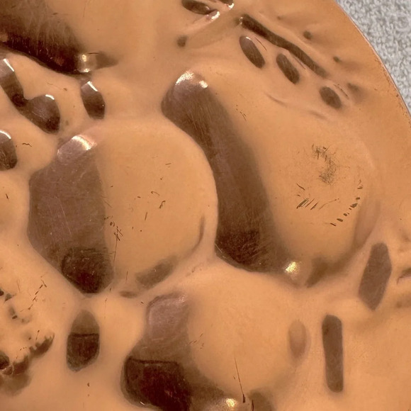 Vintage Copper Jelly Mold Food Mold Fruit Design Wall Decor - Picture 12 of 15